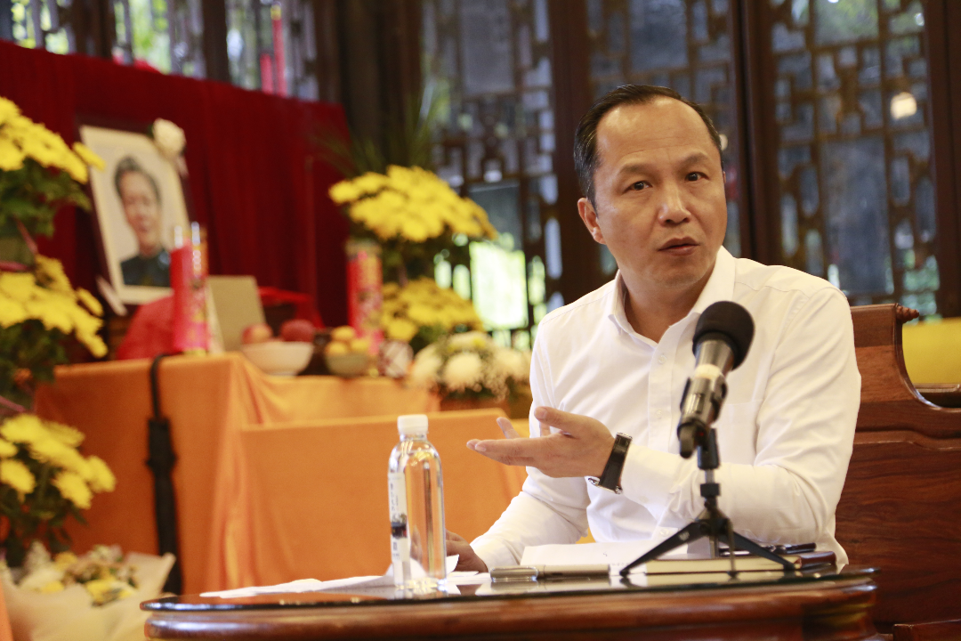 立心立德力行 做新时代好教师——孔令立参加beat365正版唯一入口必一2021年新教师培训开班仪式
